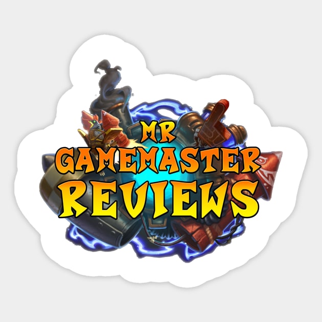 MrGamemasterReviews Old School Logo Shirt Sticker by mrgm